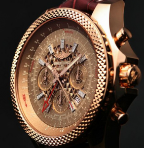 Red Gold Breitling Bentley B04 GMT Mulsanne Replica Watches