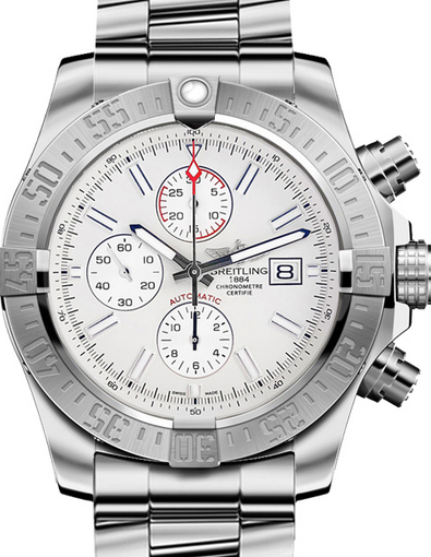 Cheap White Dials Breitling Super Avenger II Replica Watches Worn By Mel Columcille Gerard Gibson In The Film Expendables 3