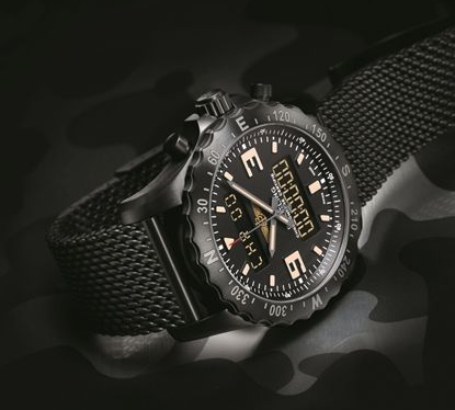 Professionals’ Perfect Companions — Black Steel Breitling Chronospace Military Copy Watches Online