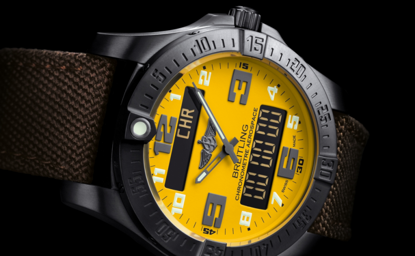 Classic Black Titanium Breitling Aerospace Evo Limited UK Fake Watches