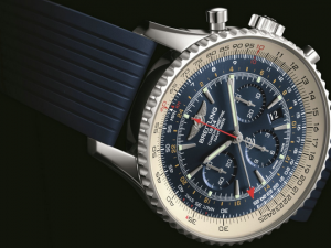 48MM Breitling Navitimer GMT Aurora Blue Fake Watches In House Of Cards