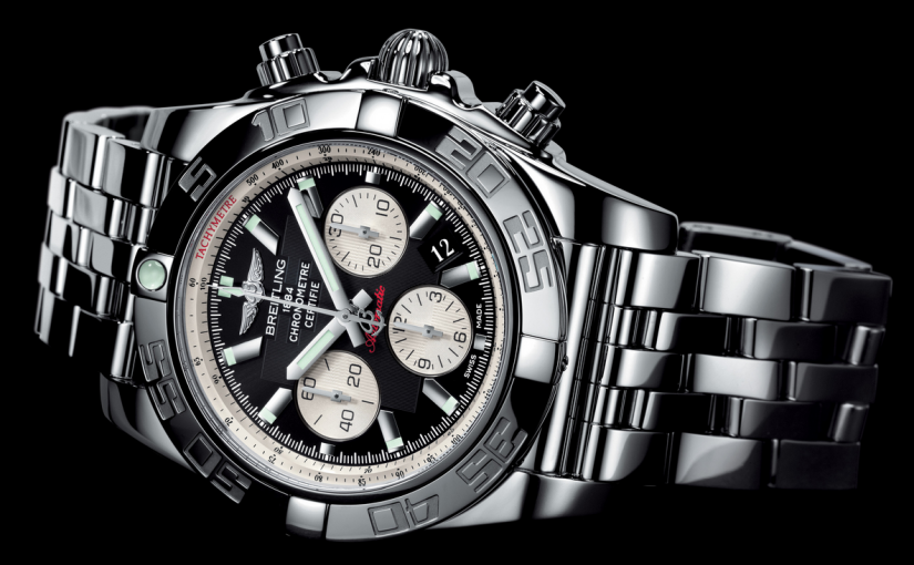 Outstanding Self-winding Calibre 01 Breitling Chronomat Fake Watches Represented By Wayne Gretzky