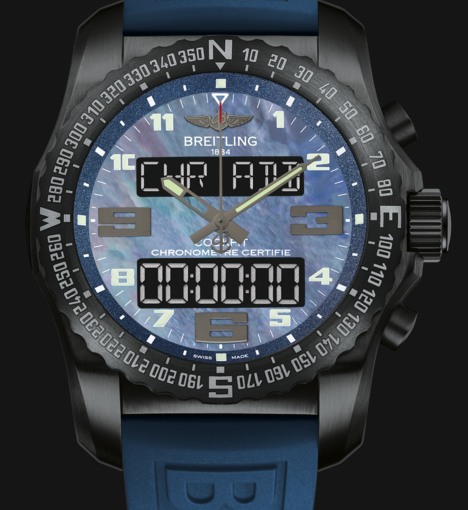 Which Interest You, Multi-functional UK Blue Rubber Straps Breitling Exospace B55 Or Cockpit B50 Replica Watches?