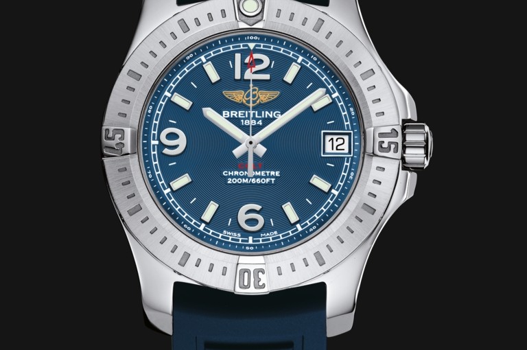 Stylish Presentation Of Delicate Breitling Colt Replica Watches With Mariner Blue Dials