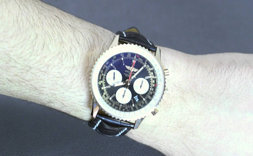 Cool Korean Male Star Appeared With UK Hot-selling Fake Breitling Navitimer 01 Watches