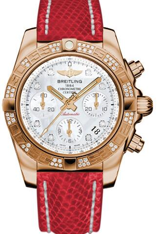 Charming Breitling knock-off watches are decorated with diamonds.