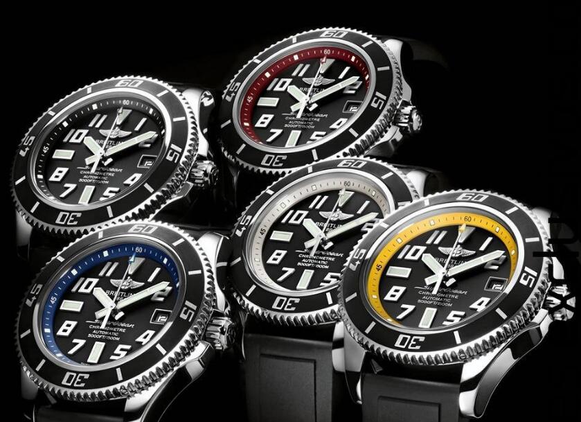 Sturdy Breitling Superocean duplication watches adopt steel material.