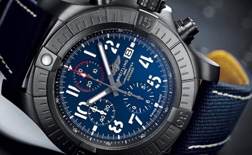 Quality UK Sale Breitling Avenger V13375101C1X2 Automatic Replica Watch With Blue Dial For Men