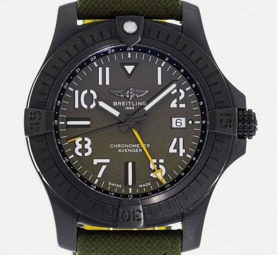 Top Swiss Breitling Avenger Night Mission Automatic 45 GMT Limited Edition Replica Watches UK