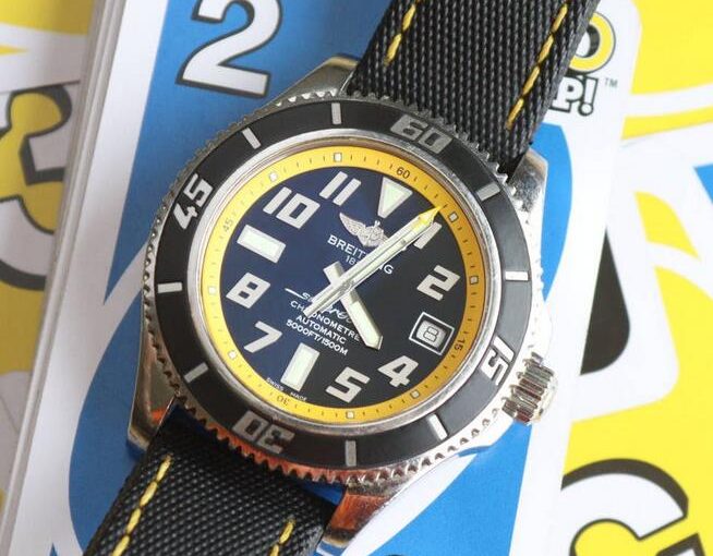 Strap Check: My AAA Perfect Breitling Superocean Fake Watches UK On Zuludiver Rubber Sailcloth Strap